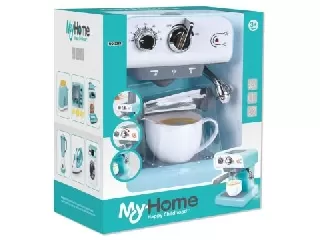 Mini kávéfőző gőzfunkcióval – 26,5 cm, türkiz