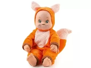 MiniKiss: Puszit adó puhatestű rókababa - 27 cm