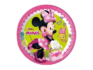 Minnie Happy Helpers papírtányér - 23 cm, 8 db / csomag