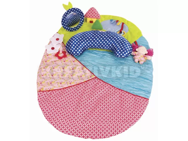 Mintás játszószőnyeg kis kerttel