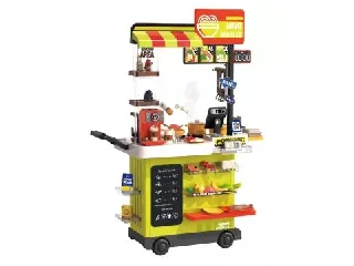 Mobil gyorsétterem játékszett, 88 db-os