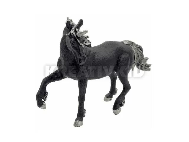Mojo Fekete unikornis figura
