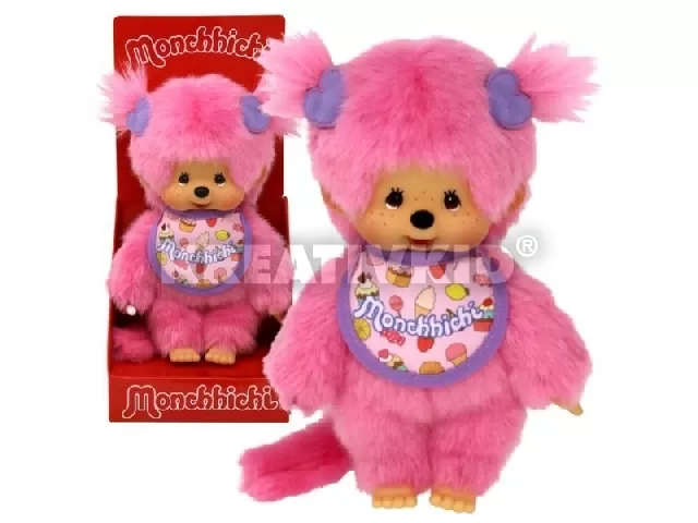 Monchhichi - pukkanós cukorka lány figura