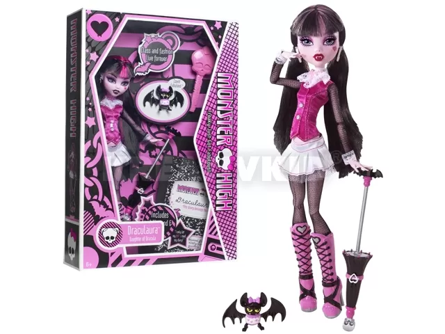 Monster High baba kiegészítőkkel - Ghulia Yelps