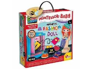 Montessori baby fa mágneses öltöztetős játék