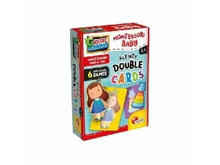 Montessori baby kézségfejlesztő játék - kétoldalas kártyák
