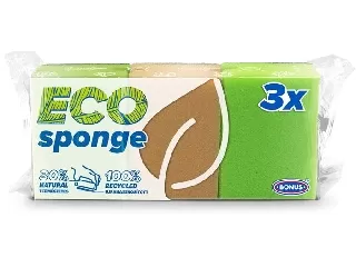 Mosogatószivacs, 3 db, BONUS