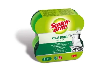 Mosogatószivacs, piskóta alakú, kézkímélő, 3M 