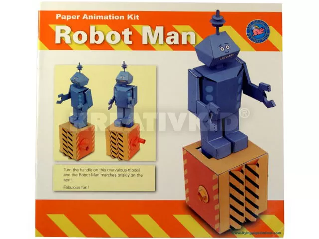 Mozgó papírjáték - Robot