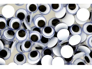 Mozgó szemek 12 mm kb. 30db/cs