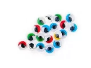 Mozgószem ragasztós 1,5 cm 20 darabos színes