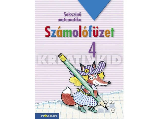MS-1743: SOKSZÍNŰ MATEMATIKA SZÁMOLÓFÜZET 4.