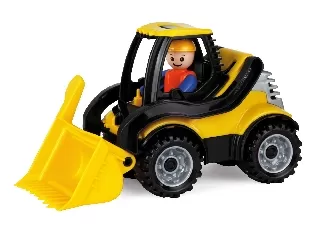 Műanyag földmunkagép, 21 cm, sofőrrel