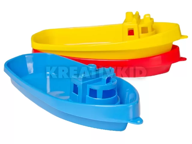 Műanyag kishajó - 38 cm, többféle