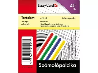 Műanyag számolópálcika készlet - 40 db