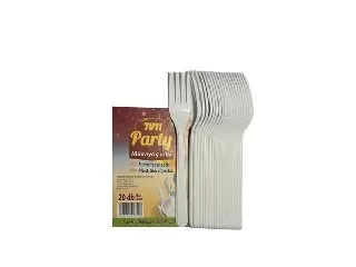 Műanyag villa, 20 db, TUTI 