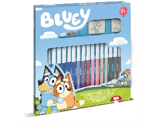 Multiprint Bluey nyomdakészlet filcekkel, 18 db-os