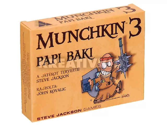 Munchkin 3 - Papi Baki - magyar kiadás