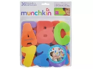 Munchkin Tanuló betűk és számok fürdéshez