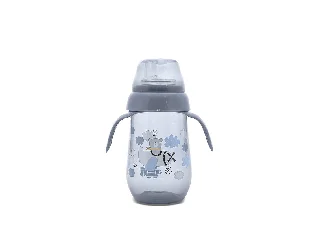 My Friend széles nyakú cumisüveg fogantyúval 260ml - Cameo Blue