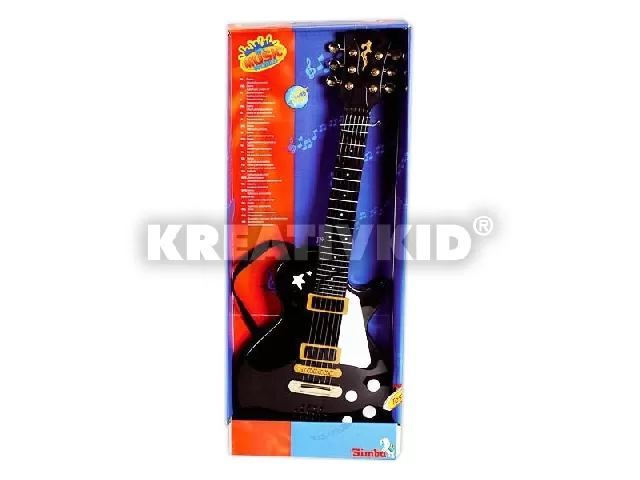 My Music World Rock Gitár - fekete