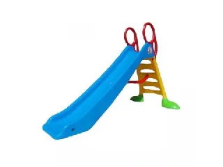 Nagy kék csúszda 2 m-es csúszófelülettel