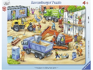 Nagy munkagépek 40 darabos puzzle