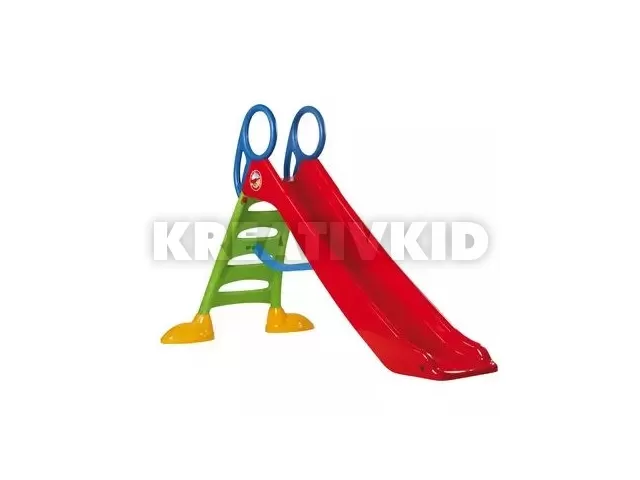 Nagy piros csúszda 2 m-es csúszófelülettel