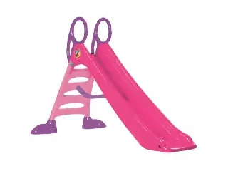 Nagy rózsaszín csúszda vízcsatlakozóval, 2 m