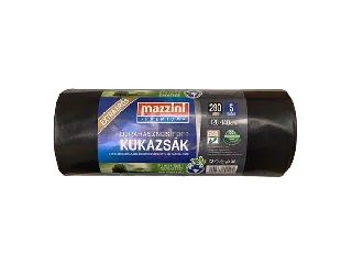 Nagykukazsák, extra erős, 280 l, 5 db, 120x140 cm, 45 µ, MAZZINI 