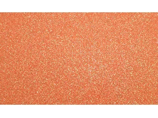 Narancssárga csillámos dekorgumi 40x60cm 10DB-os