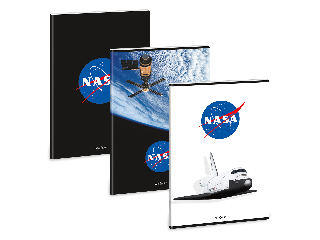 NASA A/4 extra kapcsos füzet-vonalas