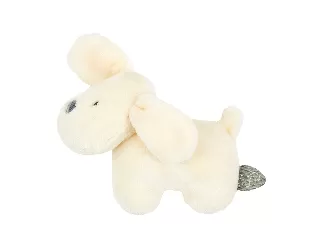 Nattou csörgõ flanel Charlie, a kutya vanília