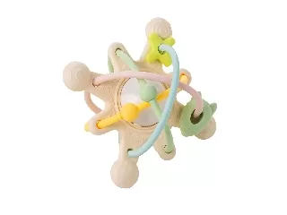 Nattou rágóka szilikon csörgõvel Galaxy pasztell