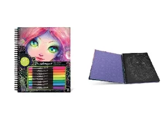 NEBULOUS STARS színező filccel fekete lapokkal