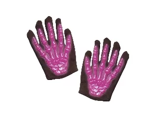 Neon Csontváz kesztyű - lila