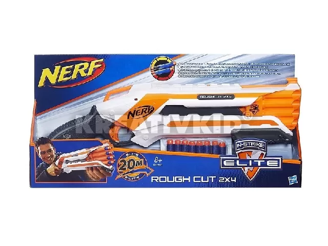 Nerf N-Strike Elite - Rough Cut szivacslövő puska - fehér