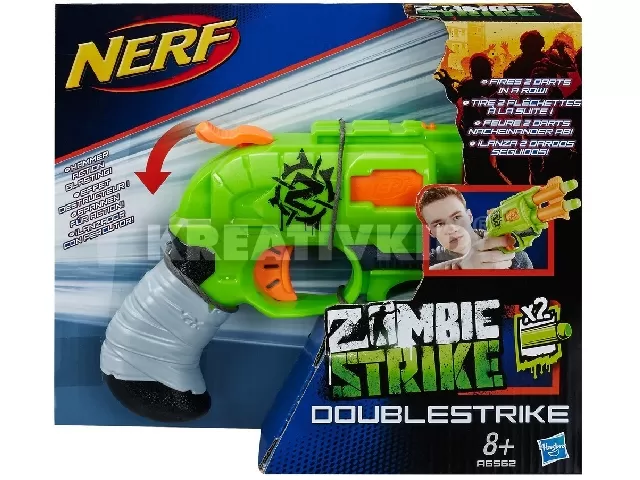 NERF Zombi Kétlövetű szivacslövő fegyver