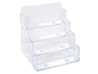 Névjegykártya tartó, asztali, 4 rekesz, EXACOMPTA 