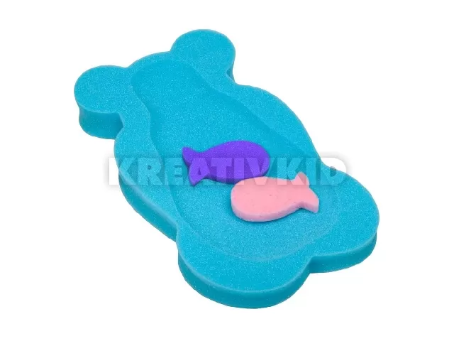 New Baby kádbetét szivacs Maxi kék medve