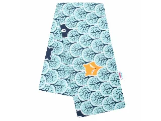 New Baby pelenka flanell Erdei Állatkák türkiz