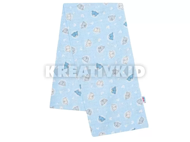 New Baby pelenka tetra kék kis maci