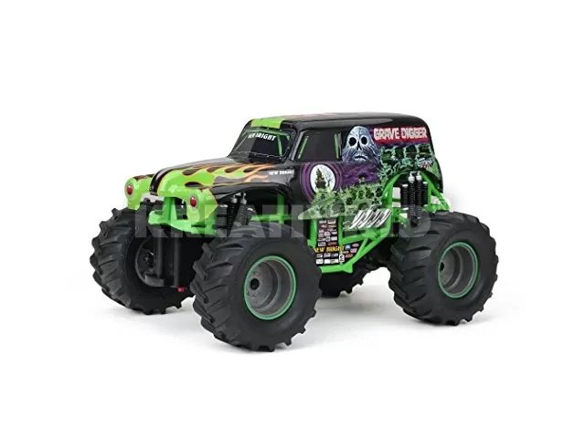 New Bright 1:15 Monster Jam RC távirányítású játékautó - Grave Digger