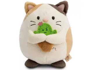 Nici: Angy plüss cica, kaktusszal - 27 cm