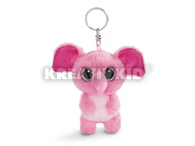 Nici: Fluppy elefánt plüss kulcstartó - 9 cm