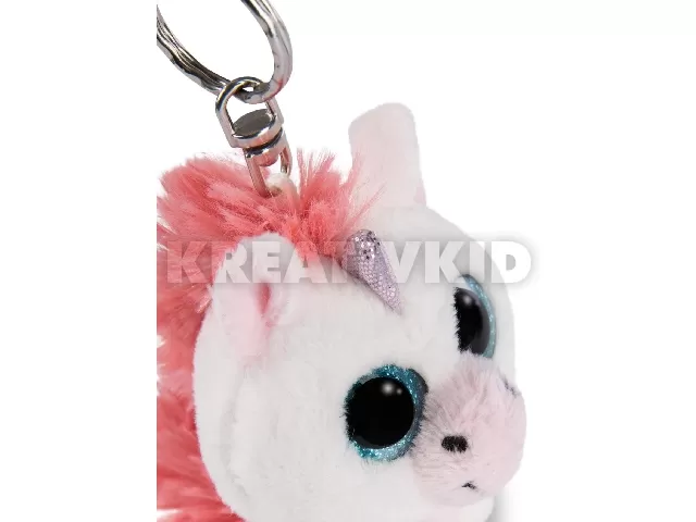 NICI Glubschis Milky-Fee unikornis plüss kulcstartó, 9 cm