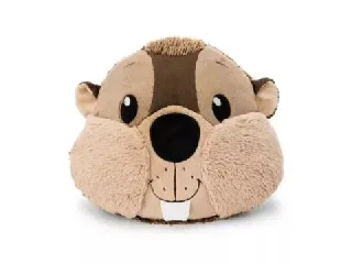 Nici Green: Harry Woodsnacker hód párna - 32 x 27 cm