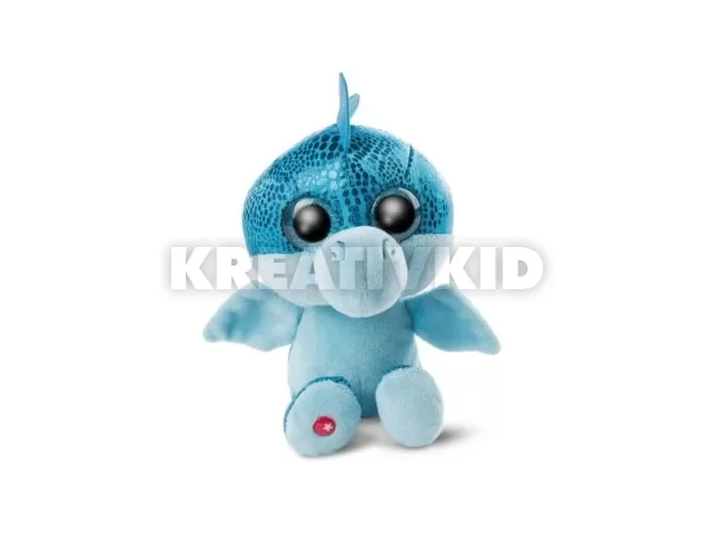 Nici: Jet-Jet sárkány plüssfigura, kék - 15 cm