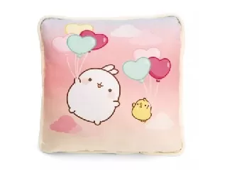 Nici: Molang, a nyuszi plüsspárna - 30 x 30 cm