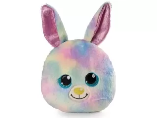Nici: Rainbow Candy nyuszi plüss párna - 32 x 32 cm
